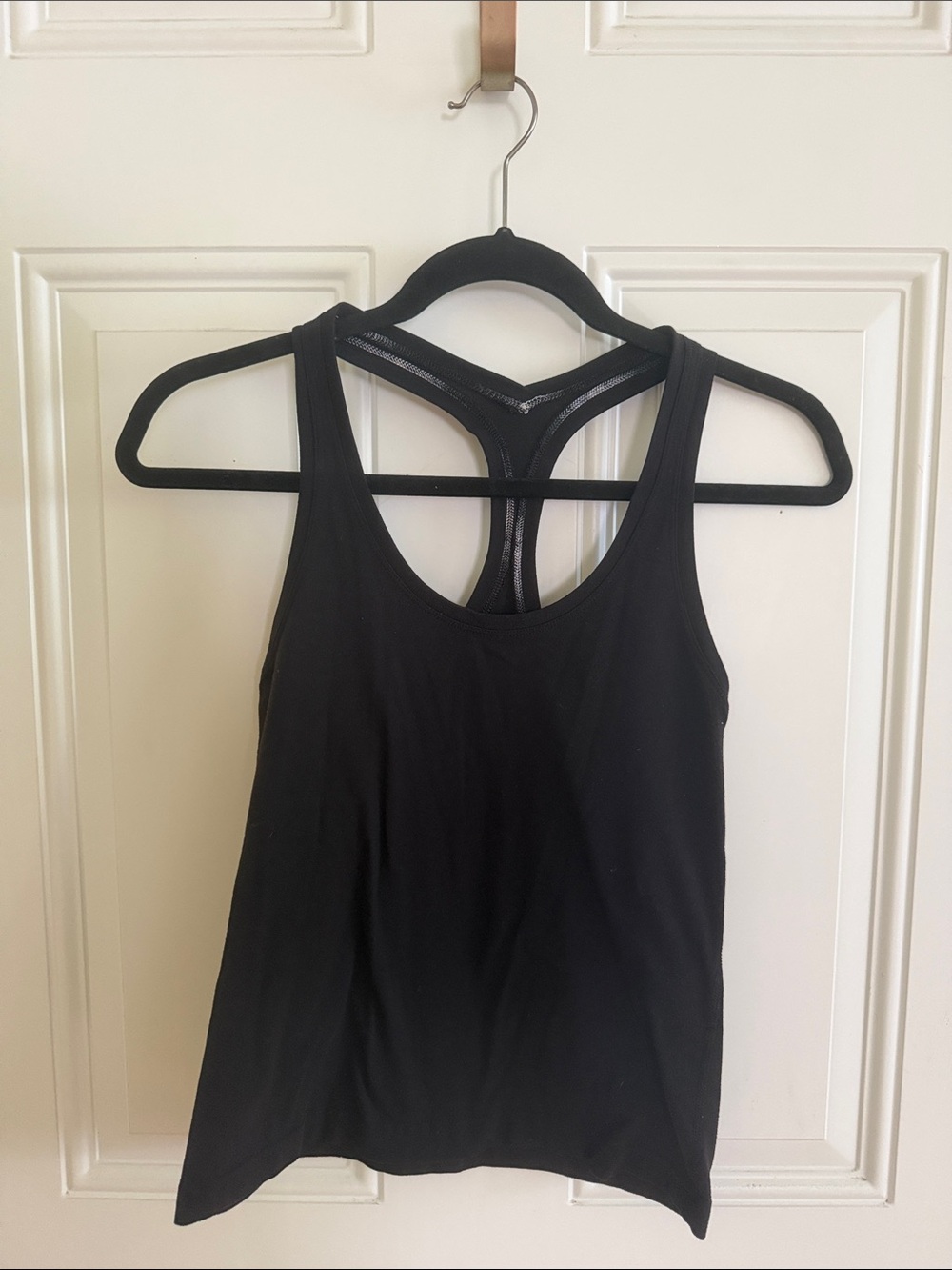 Workout Black Racerback Tank Top - Brand: